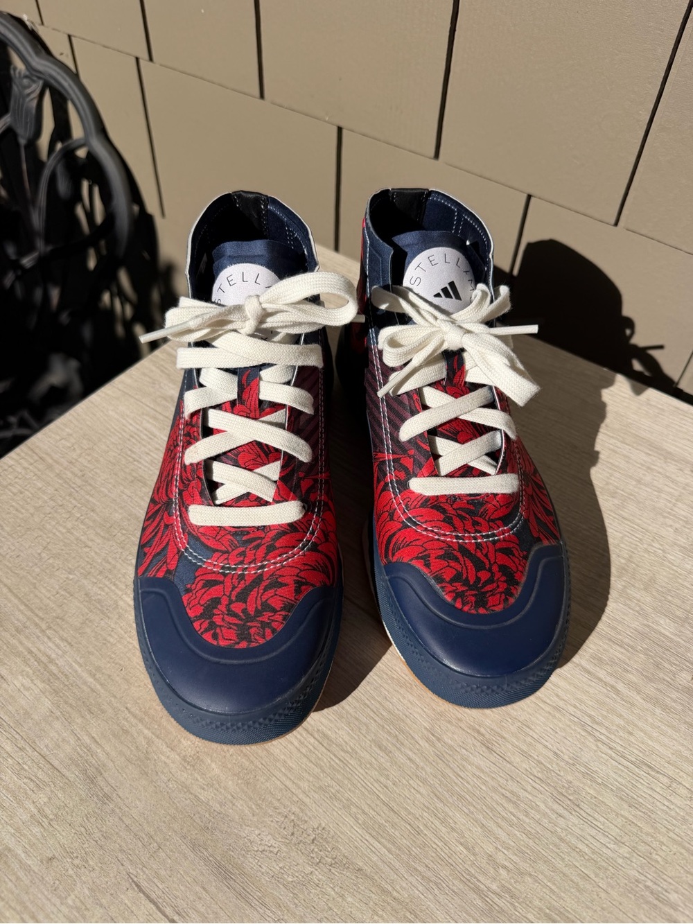 Adidas by Stella McCartney Treino Mid 'Floral Print - Collegiate Navy' (FY1641)